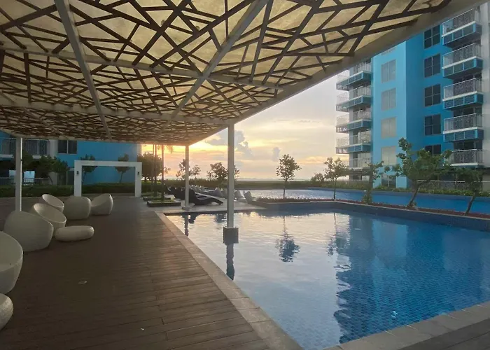 120 Sqm Modern 3bedrooms Highrise Facing Bay, Near Airports, Okada Casino, Solaire Casino, Moa With Free Parking *