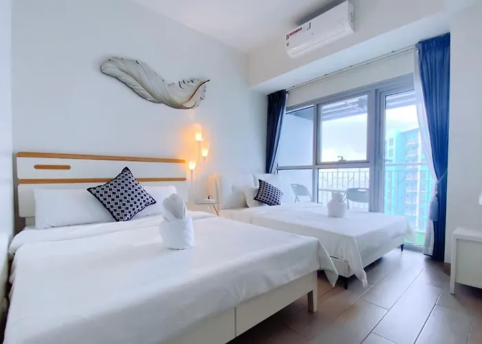 120 Sqm Modern 3bedrooms Highrise Facing Bay, Near Airports, Okada Casino, Solaire Casino, Moa With Free Parking *